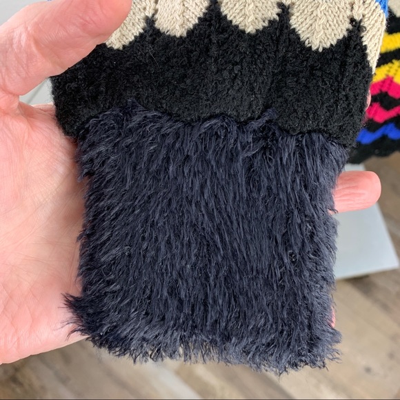 Farm Rio Chevron Knit Lined Sweater Dress Size Medium NWT - Picture 5 of 15